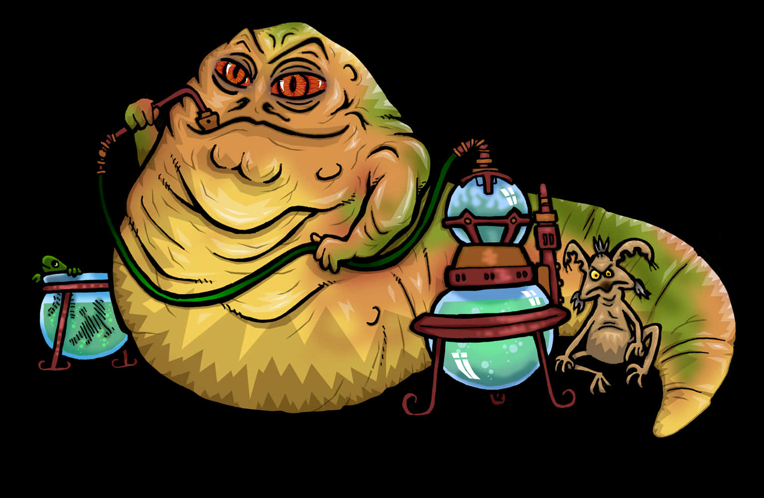 Jabba And Salacious Background