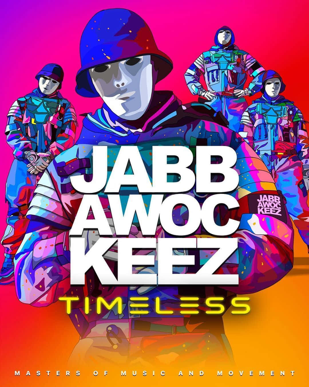 Jabbawockeez Timeless Official Art Cover Background