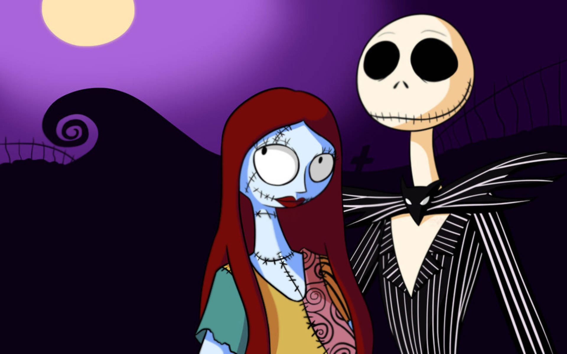 Jack And Sally Art Background
