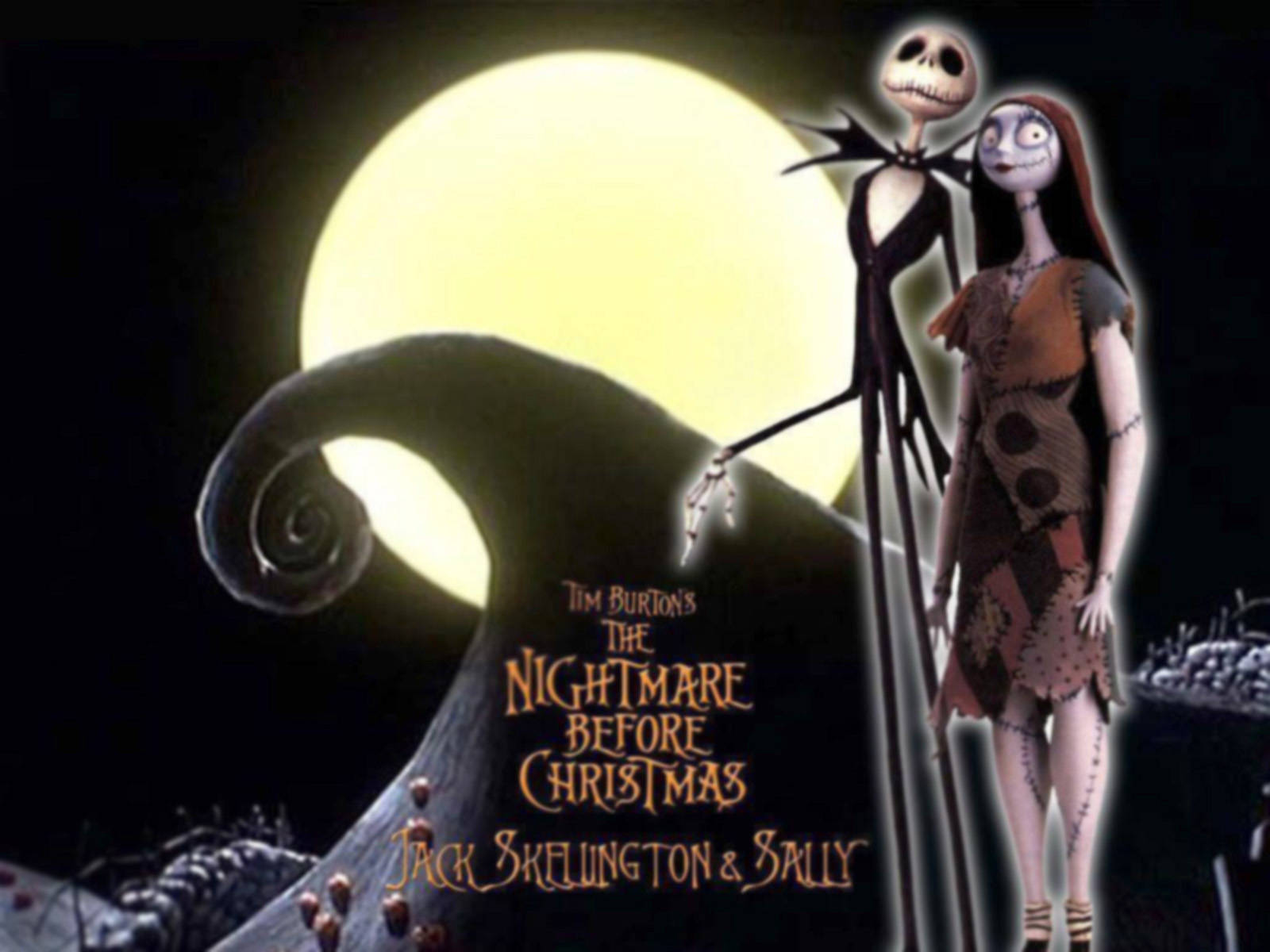 Jack And Sally Disney Characters Background