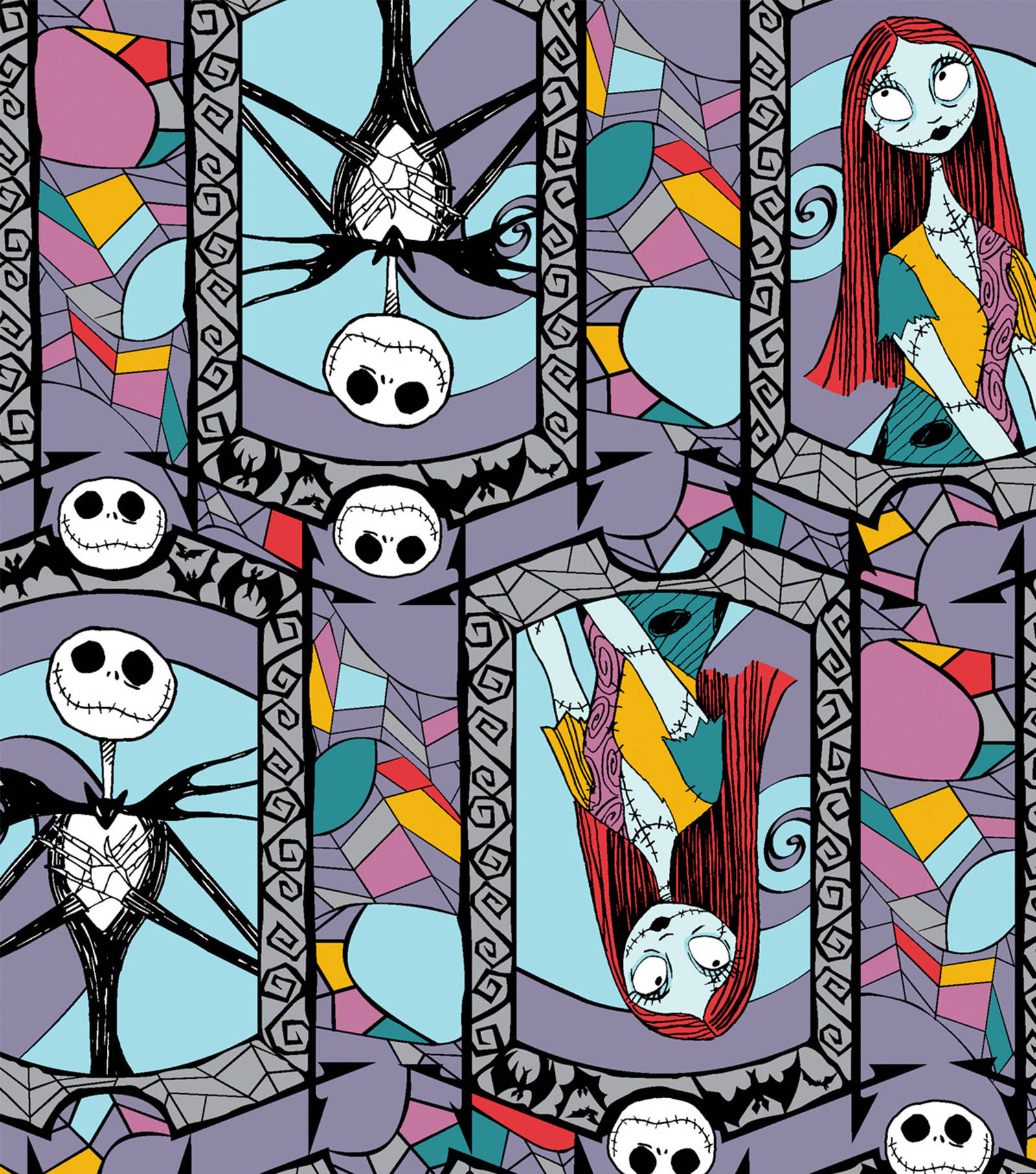 Jack And Sally Drawing Background