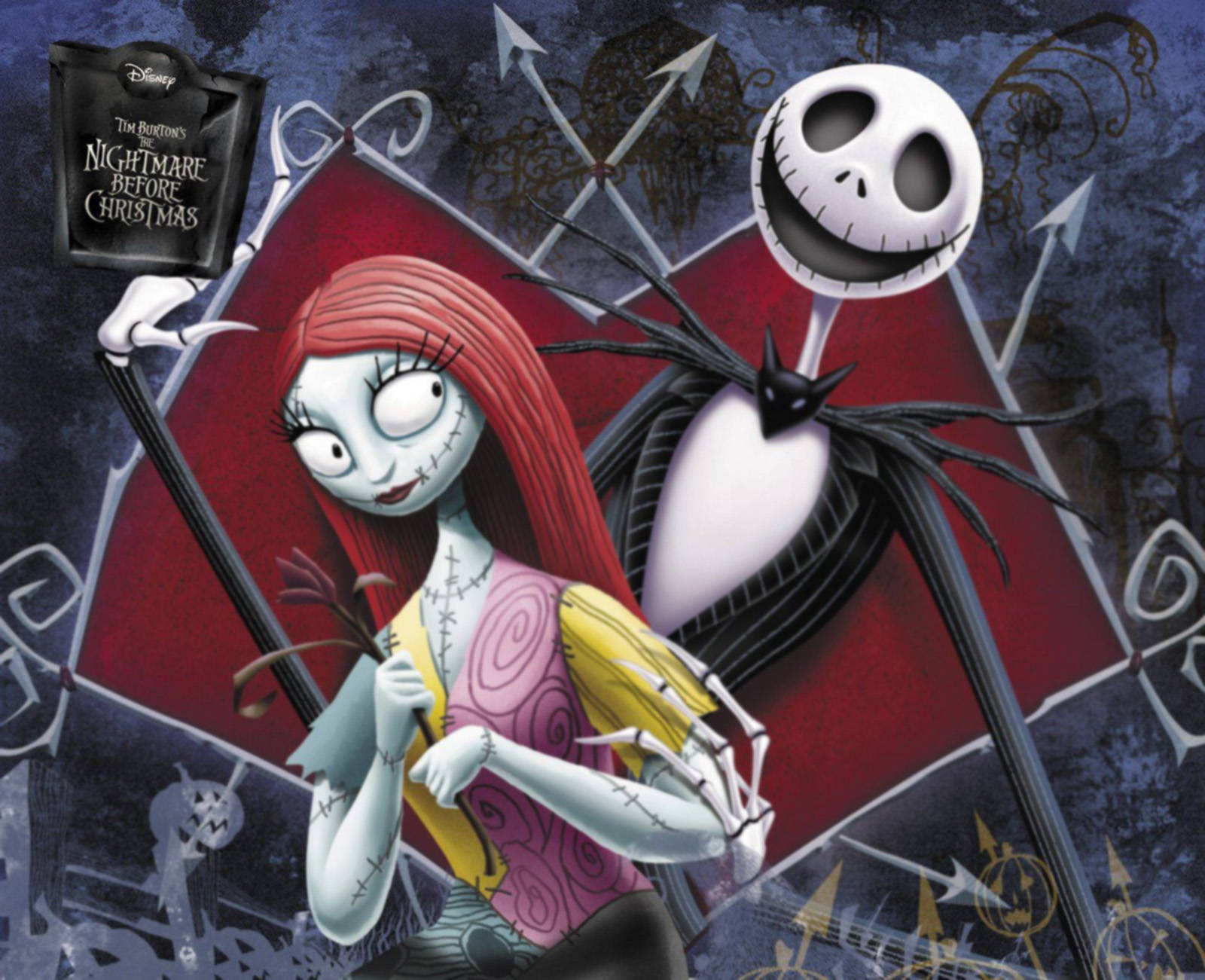 Jack And Sally Poster Background