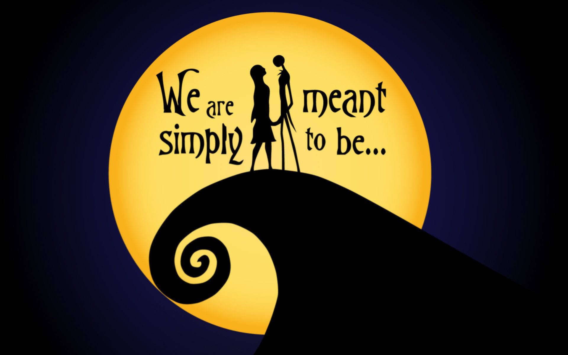 Jack And Sally Vector Art Background