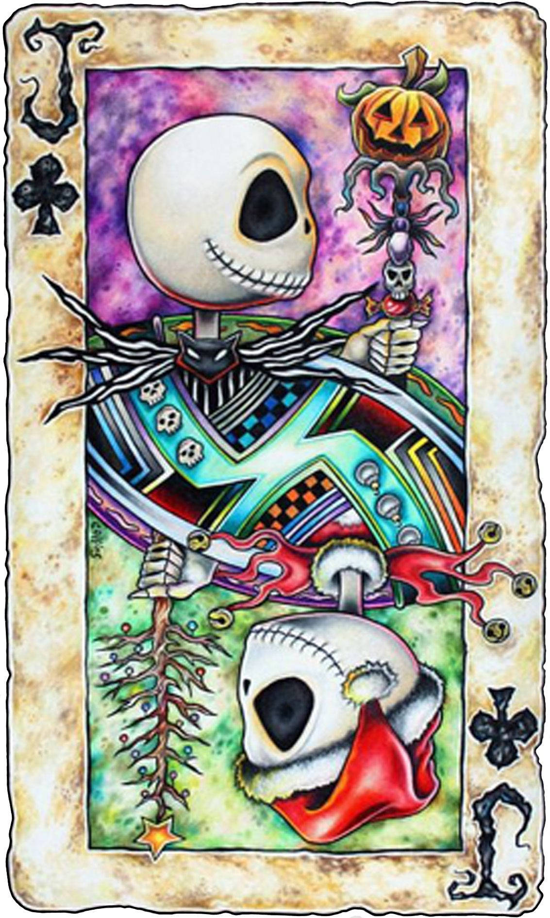 Jack Card The Nightmare Before Christmas