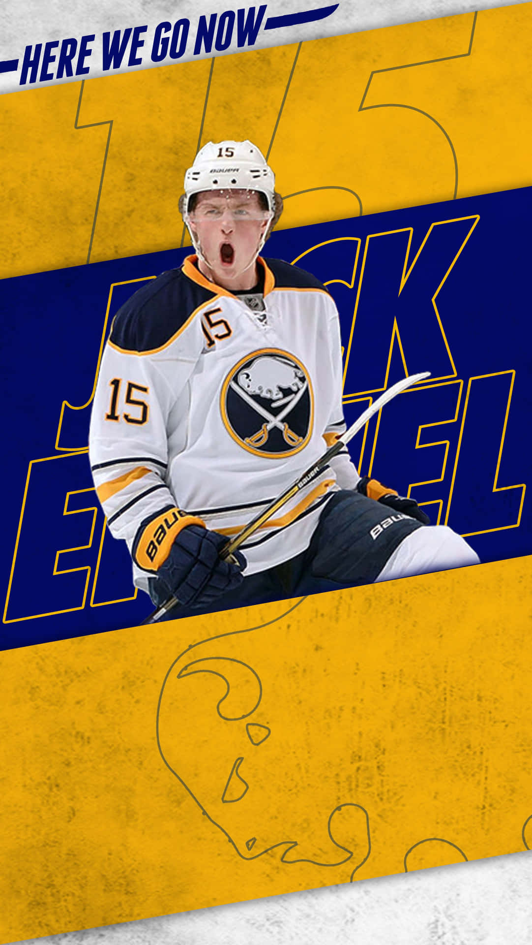 Jack Eliott - Buffalo Sabres Hockey Poster Background