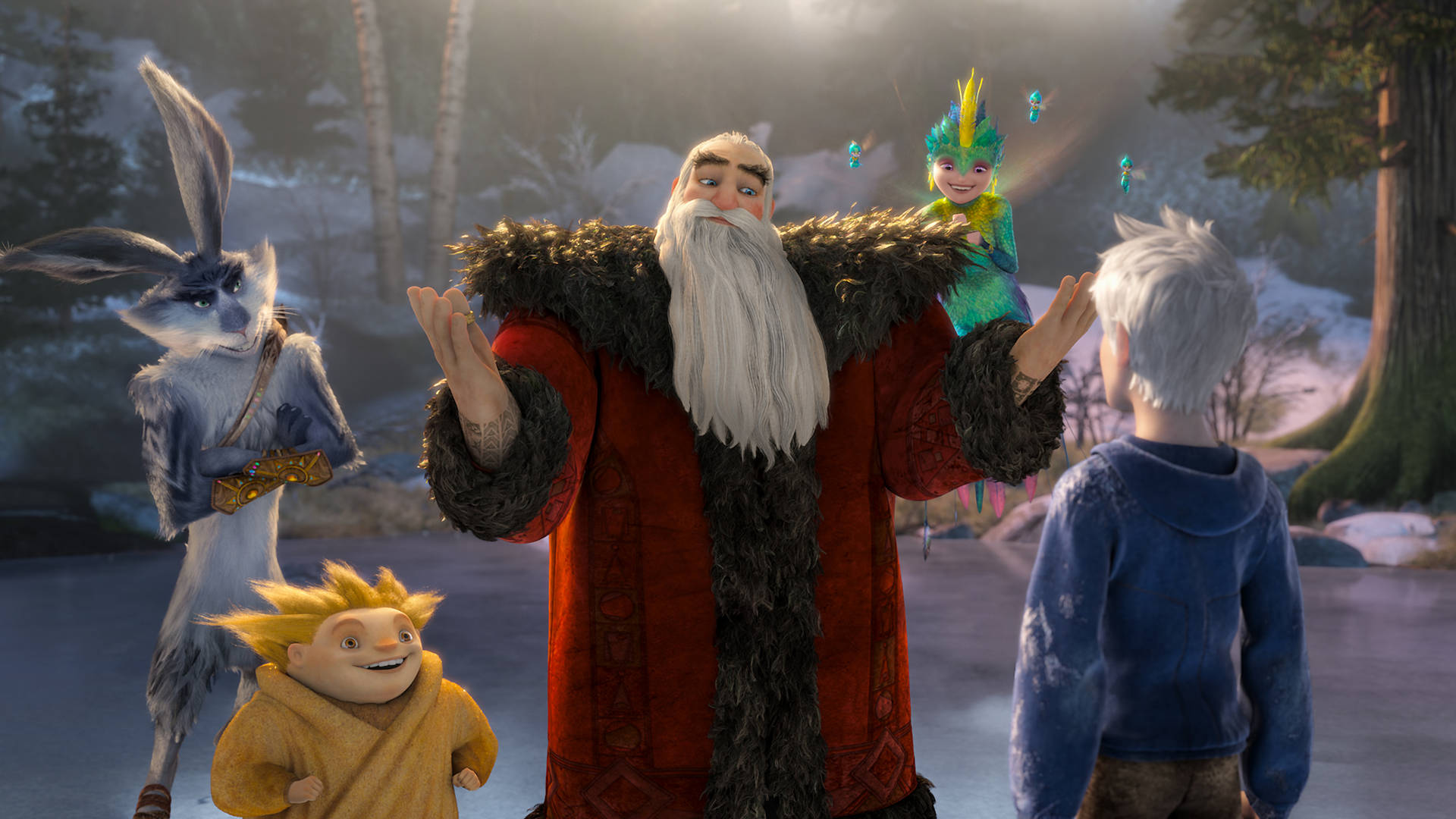 Jack Frost Emerges In Rise Of The Guardians Background