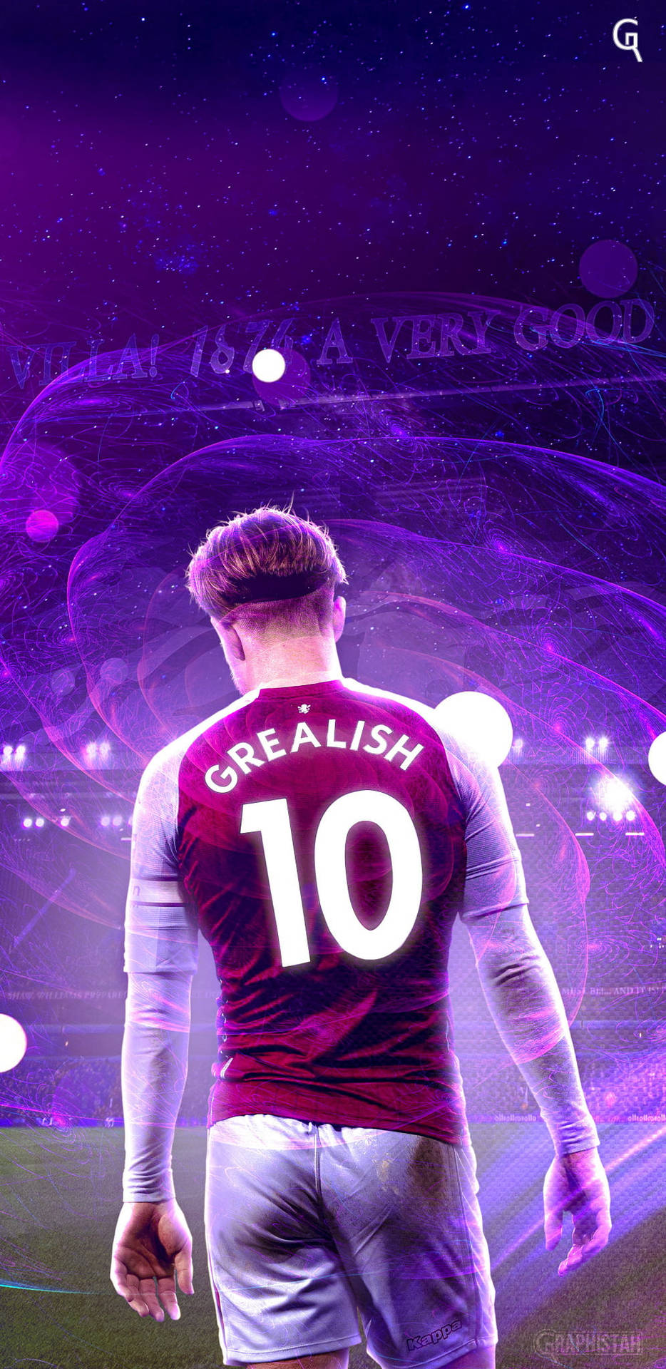 Jack Grealish 10 Jersey Background