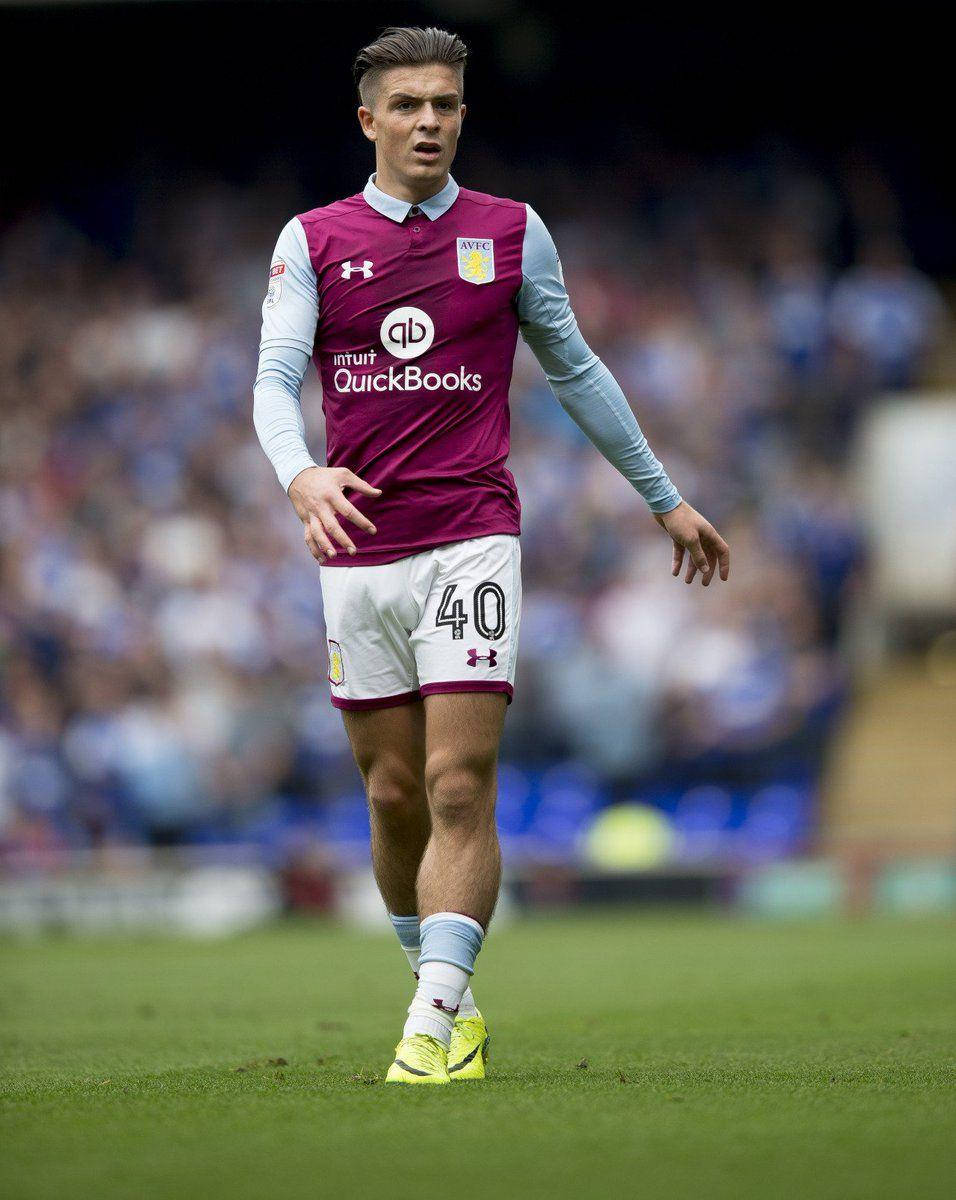 Jack Grealish Furrowed Brow Background