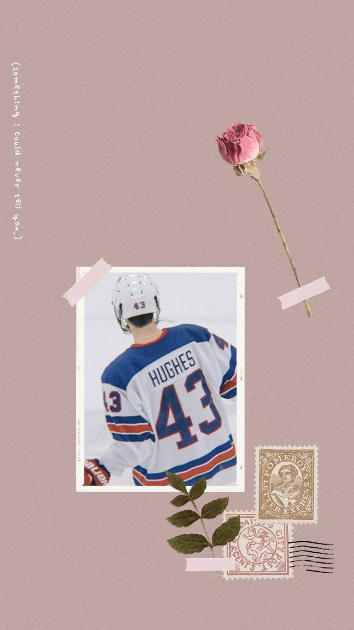 Jack Hughes Aesthetic Artwork Background