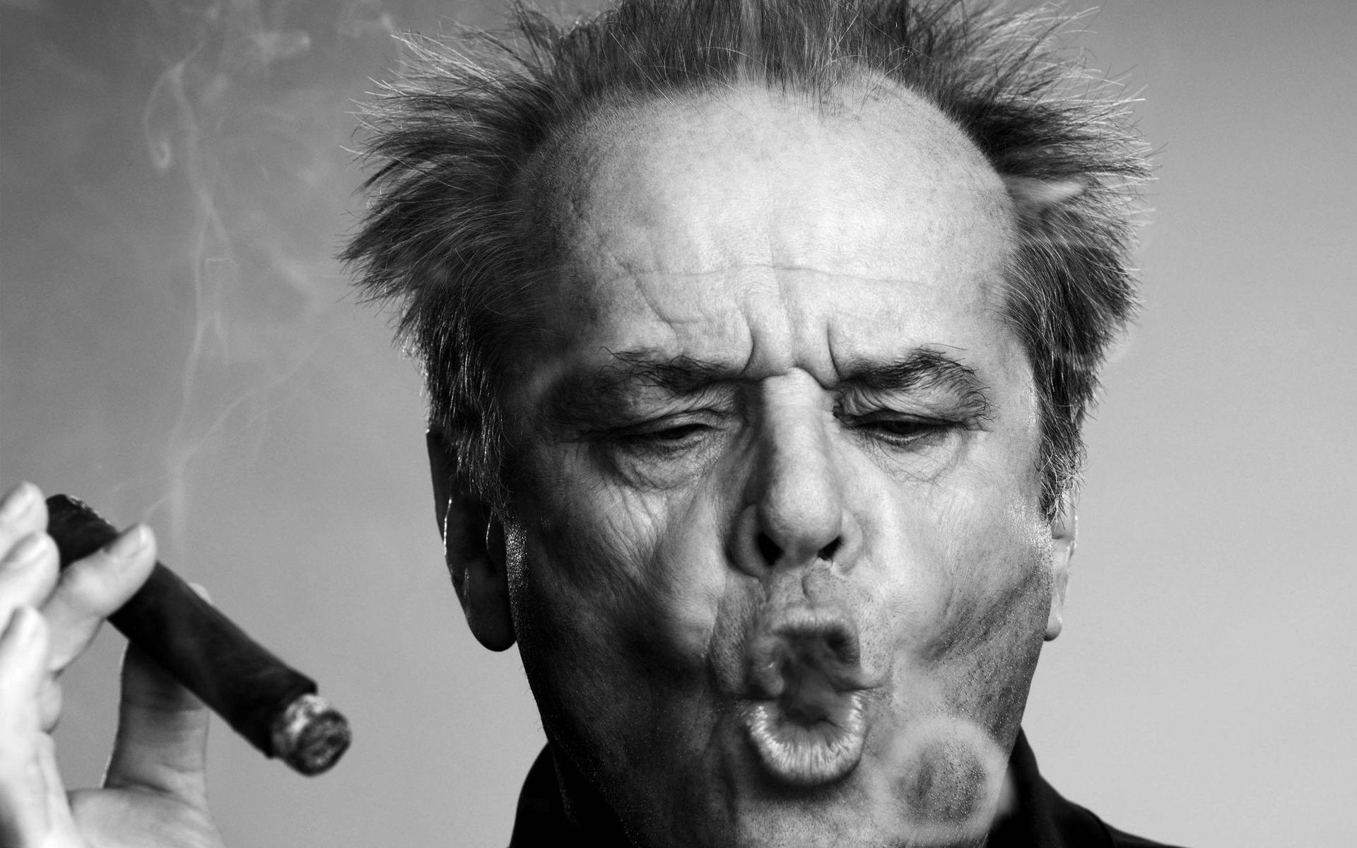 Jack Nicholson Smoking Cigarette Background