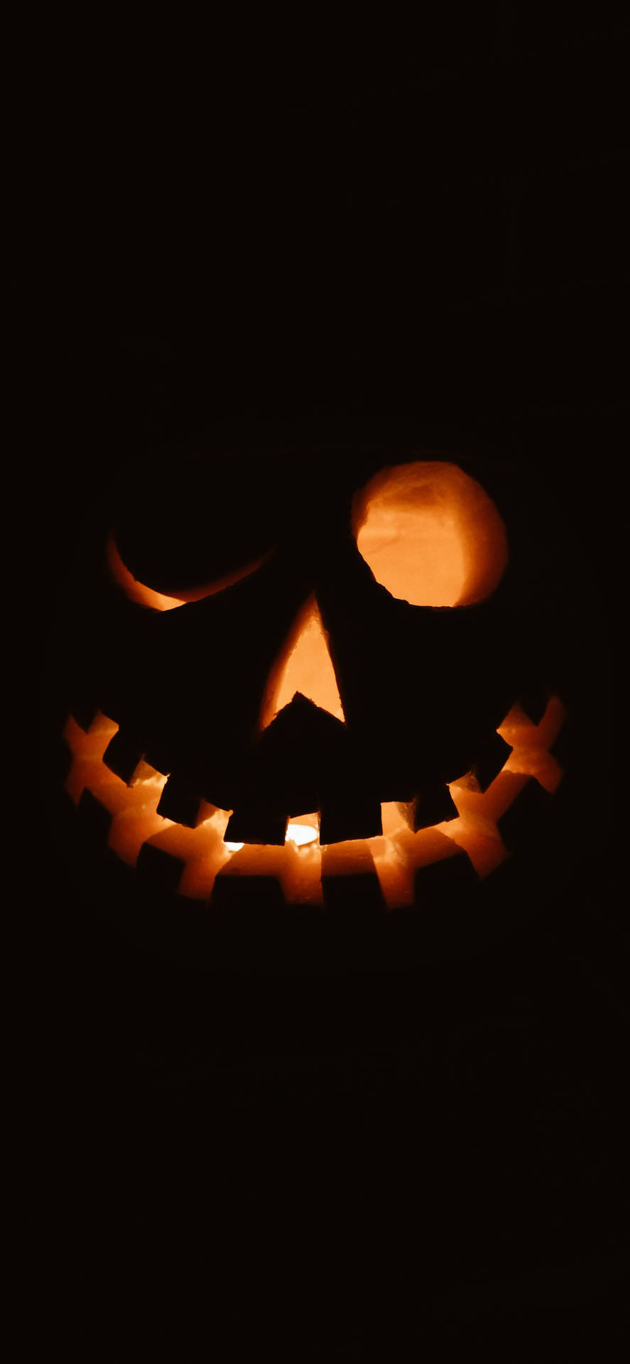 Jack-o-lantern Face Halloween Iphone Background