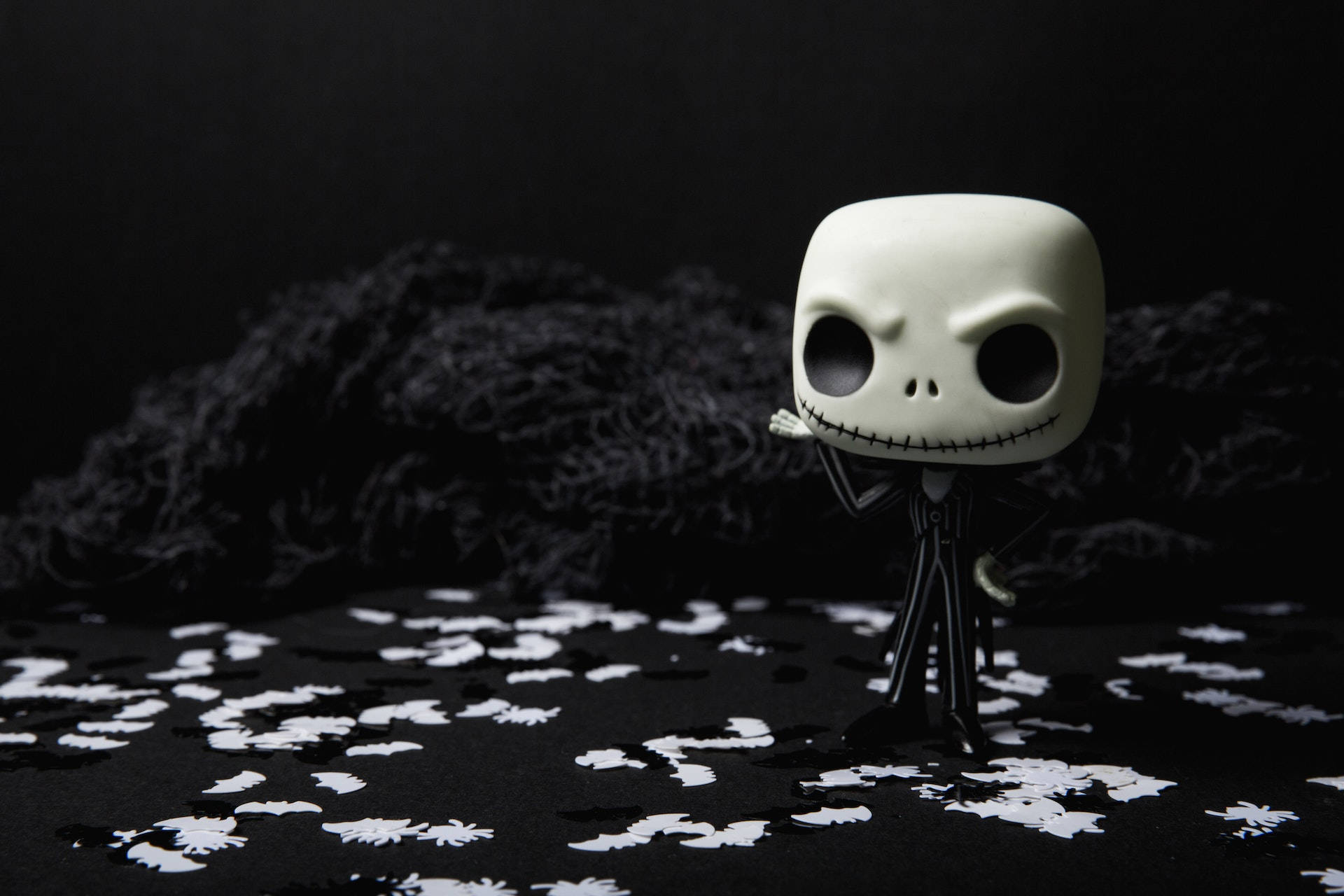 Jack Skeleton On Black Pc Background