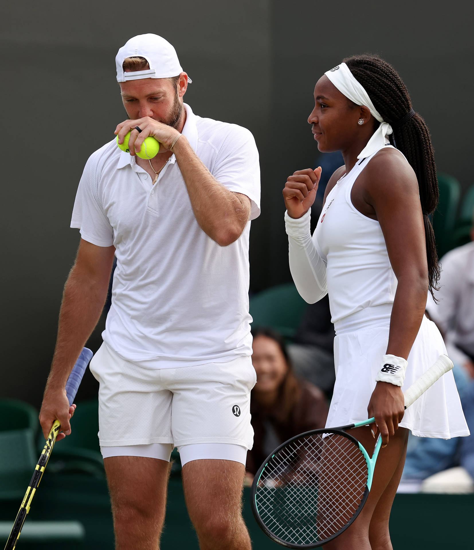 Jack Sock And Serena Williams Background