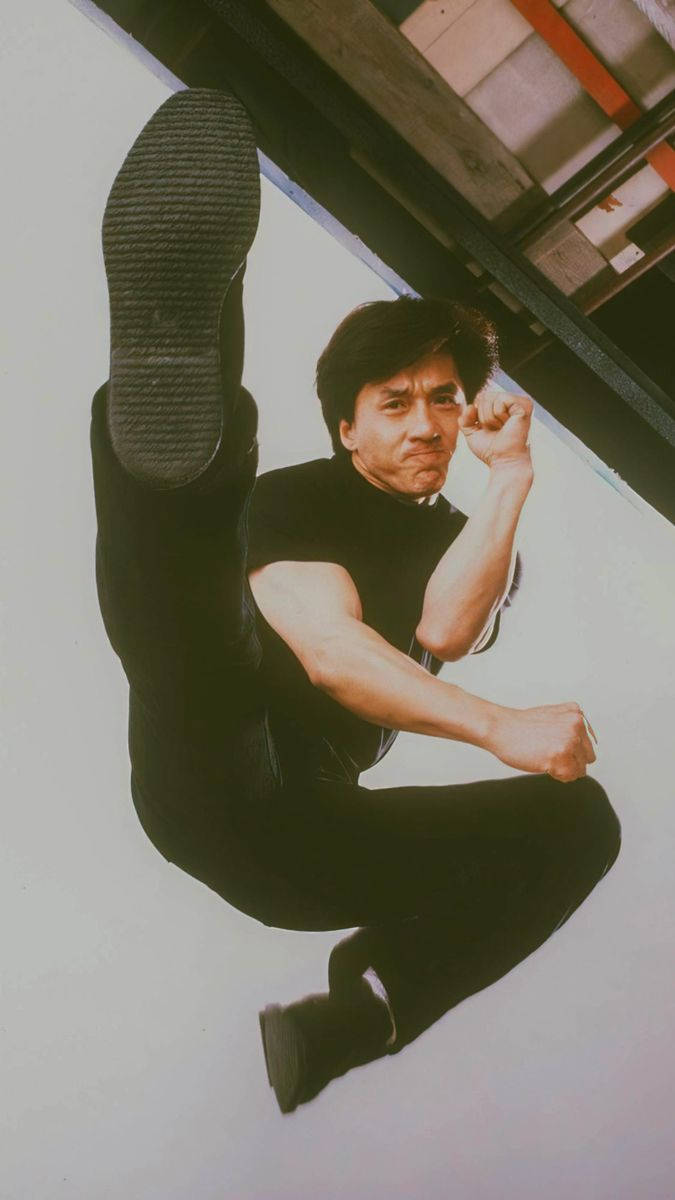 Jackie Chan Flying Kick Background