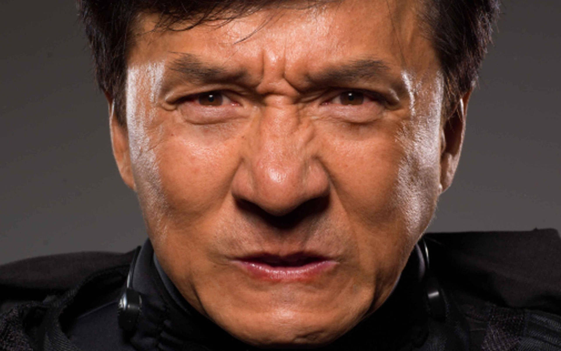 Jackie Chan Intense Face