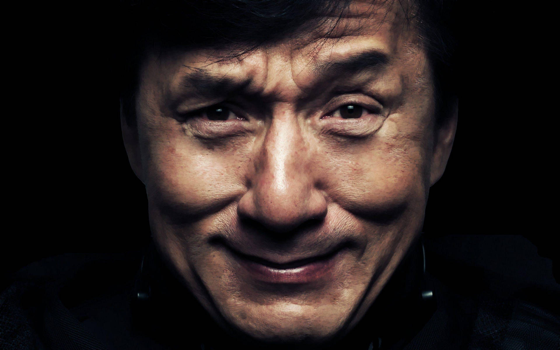 Jackie Chan Silly Face Background