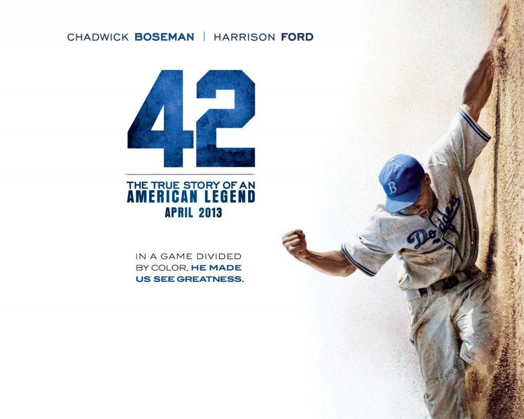 Jackie Robinson 42 Movie Poster Background