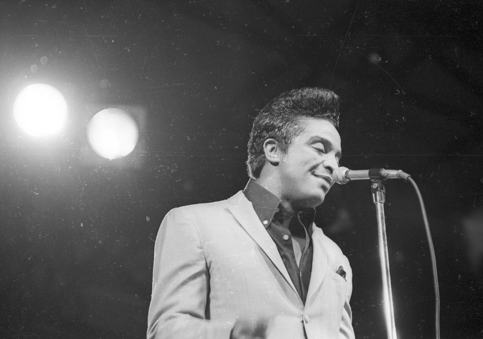 Jackie Wilson American Singer Stage Background