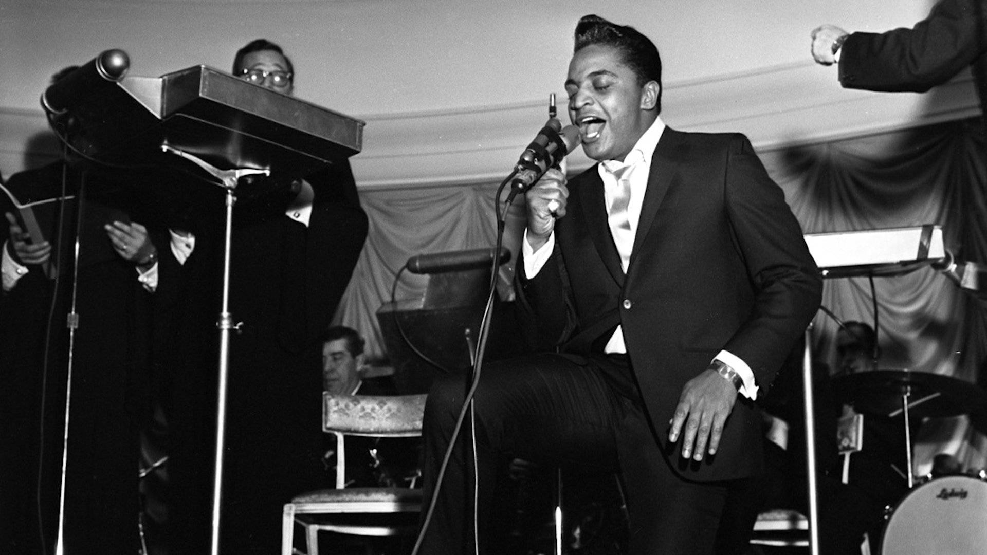 Jackie Wilson Black And White Background