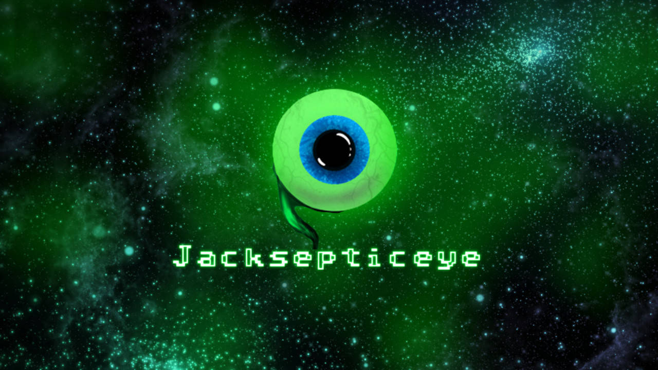 Jacksepticeye Green Galaxy Background