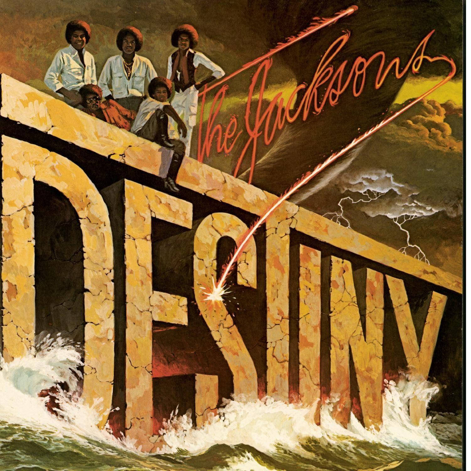 Jackson 5 1978 Destiny Album Cover Background