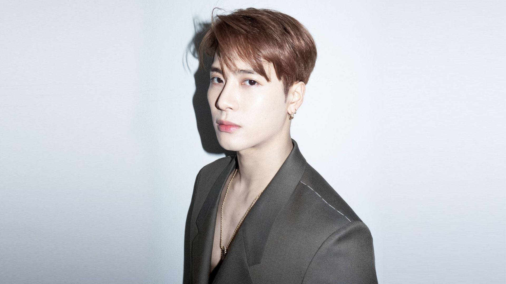 Jackson Wang Gray Suit