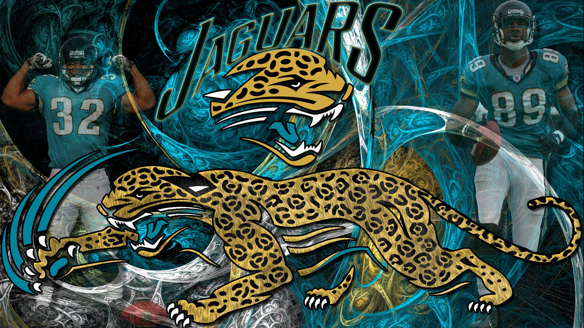 Jacksonville Jaguar Animal Art Background