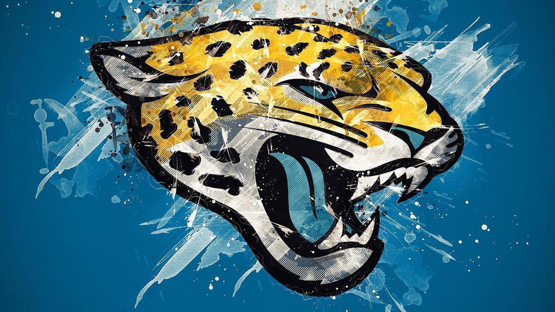 Jacksonville Jaguars Digital Painting Background