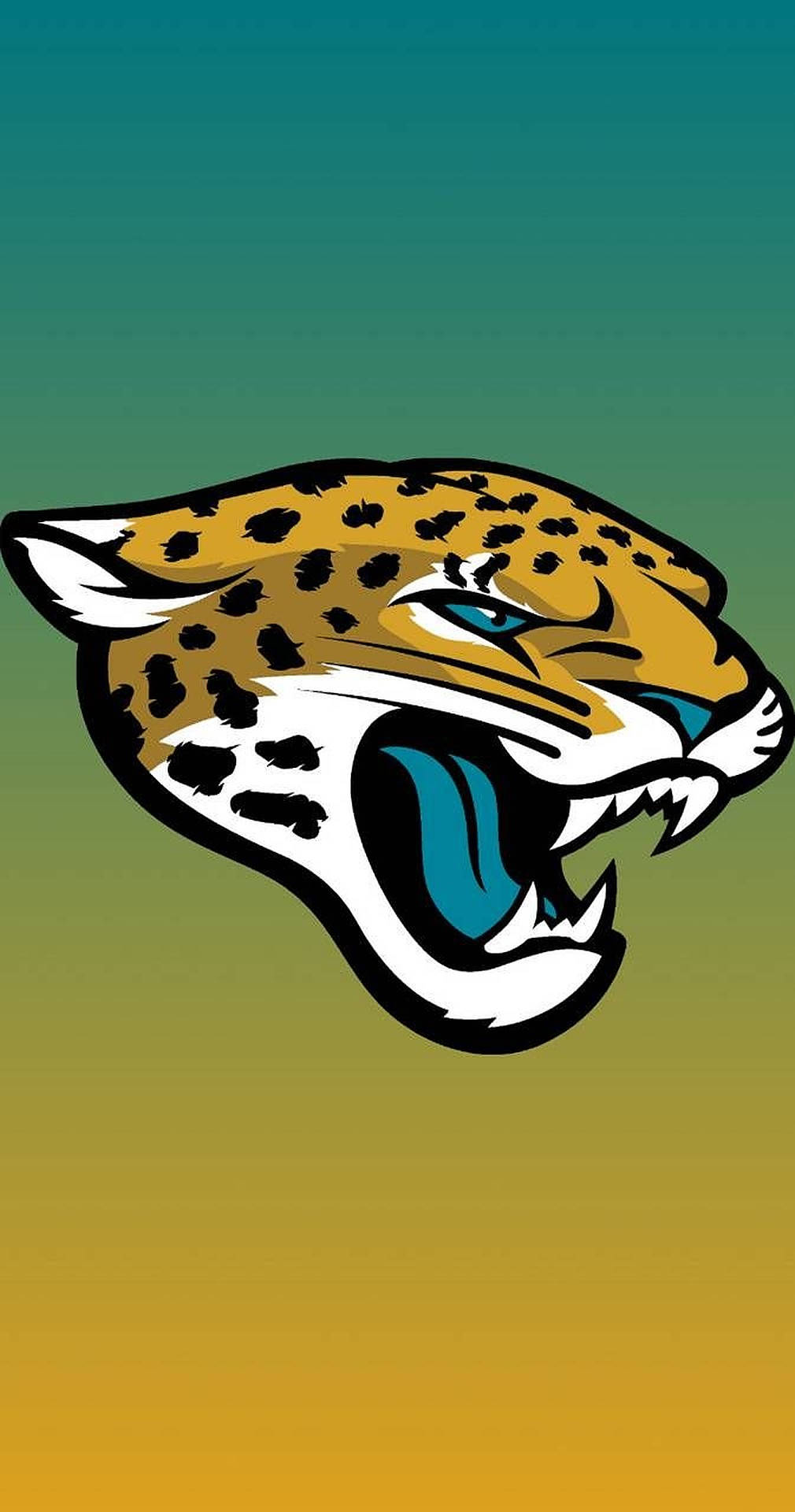 Jacksonville Jaguars Emblem Gradient Background