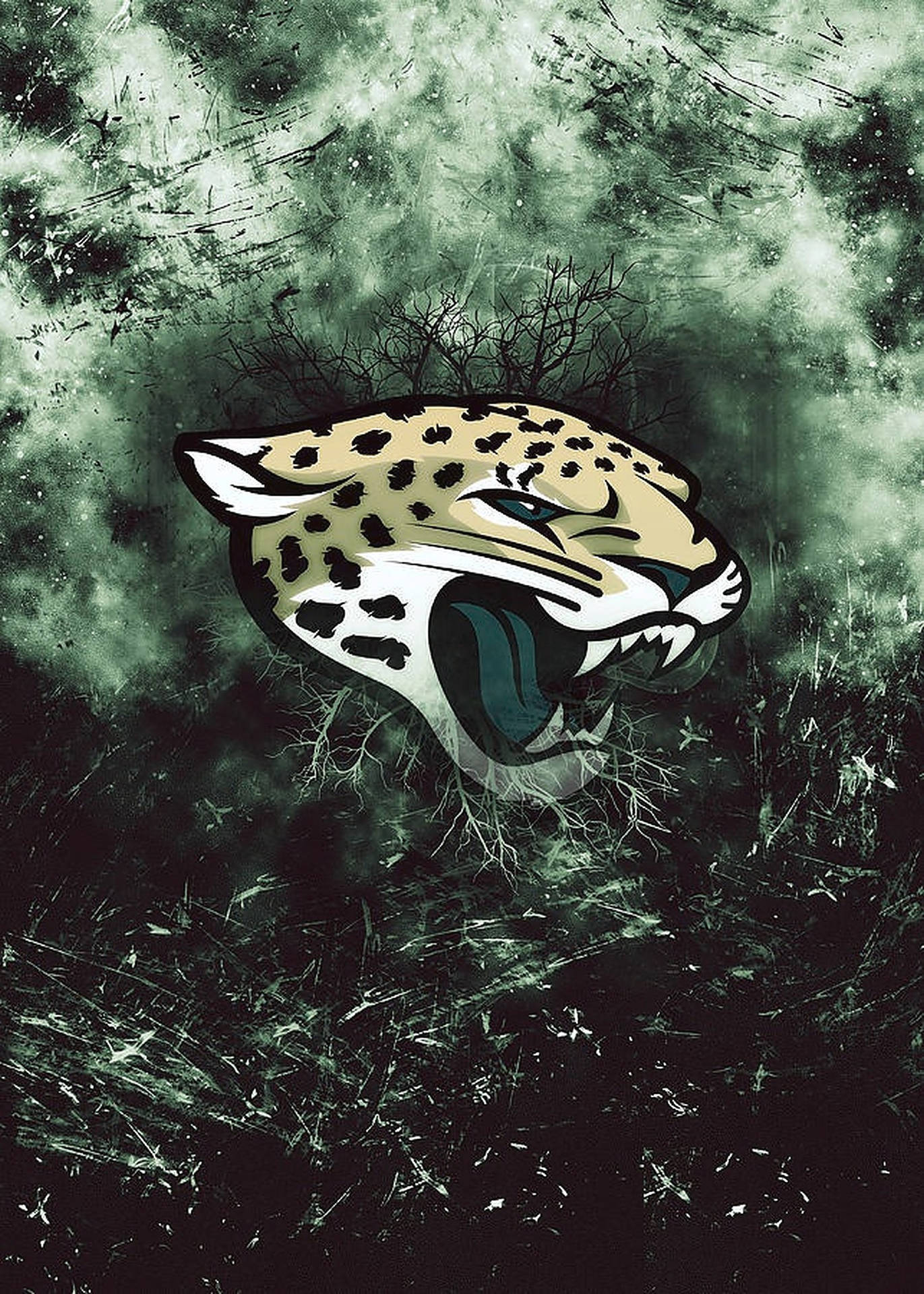 Jacksonville Jaguars Green Aesthetic Background