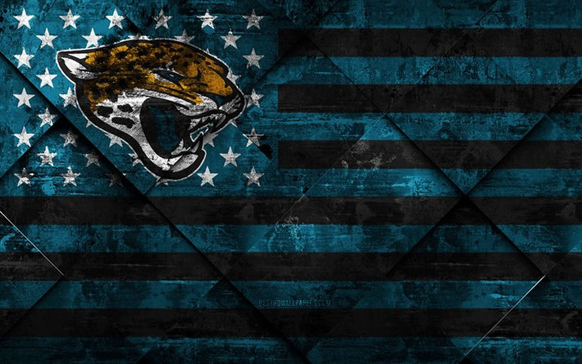 Jacksonville Jaguars Usa Flag Background