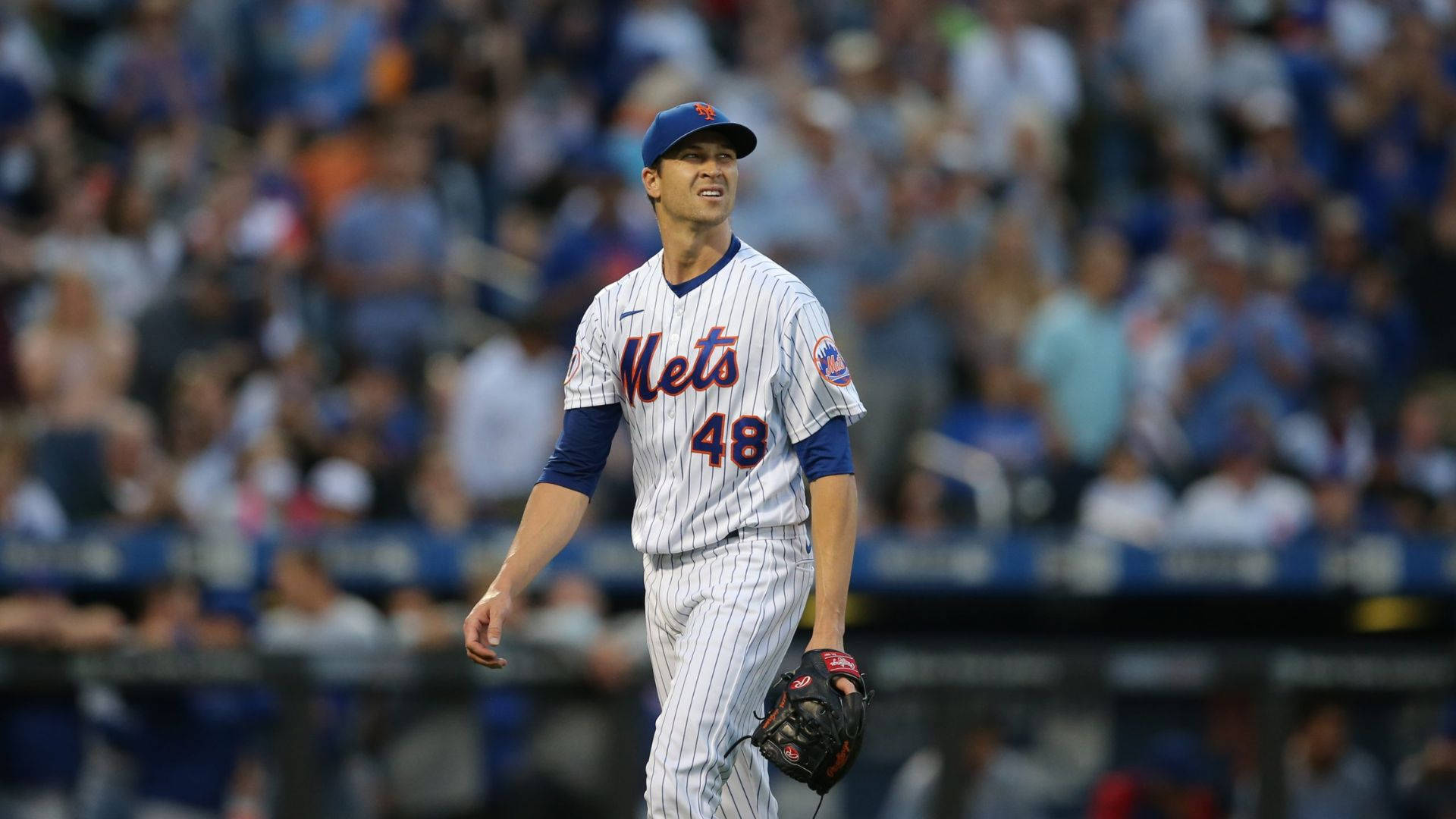 Jacob Degrom Cute Expression Background