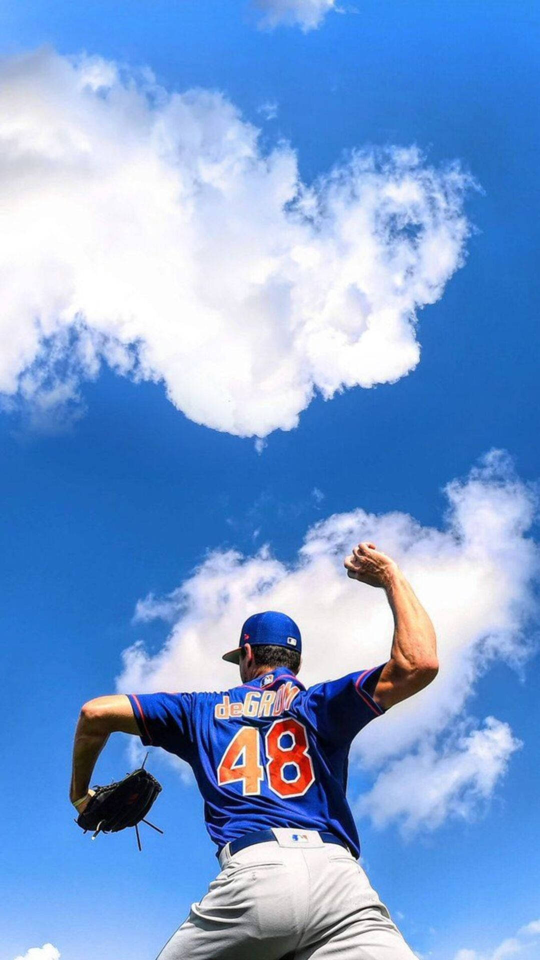 Jacob Degrom In The Sky Background