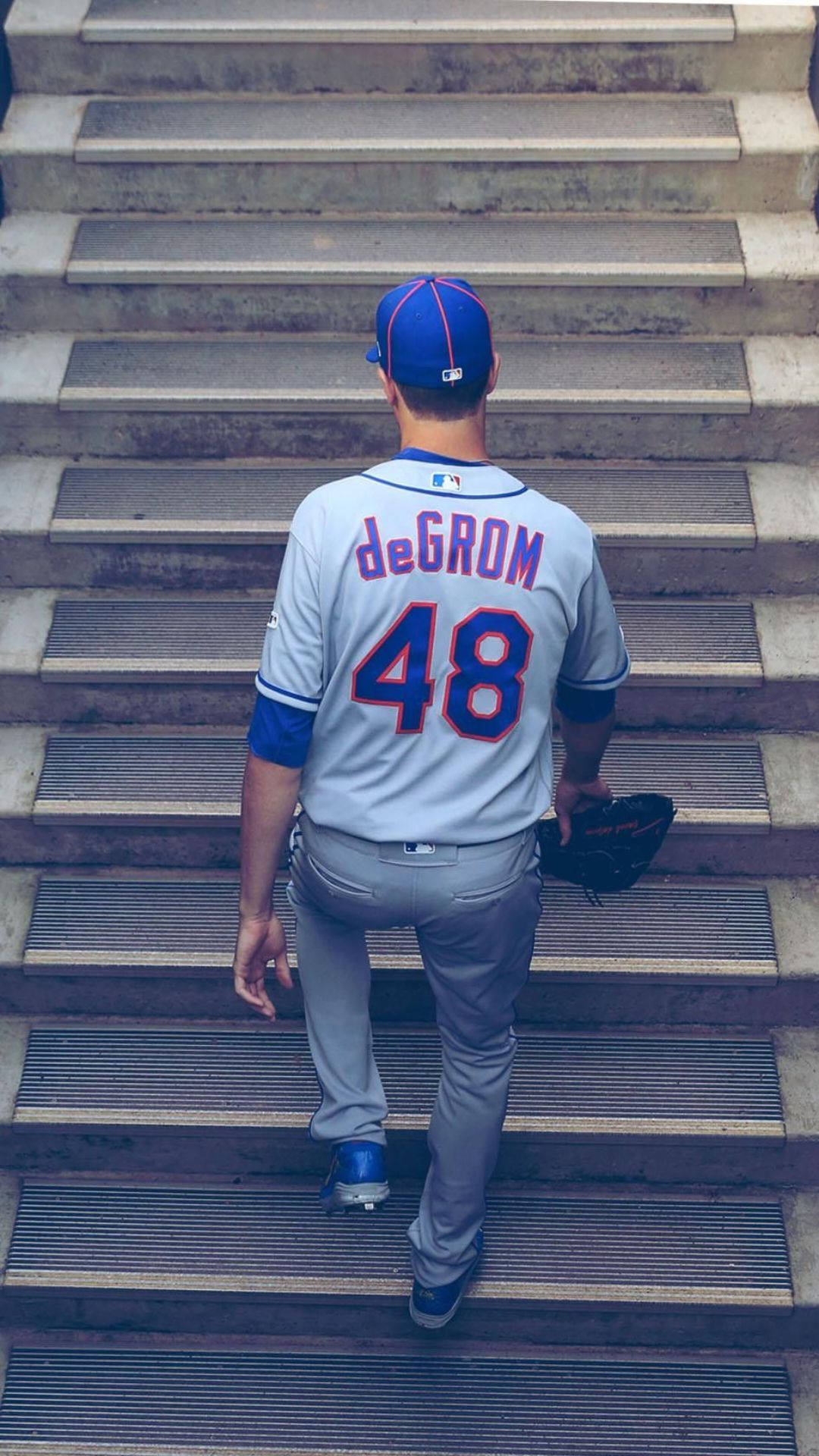 Jacob Degrom On Stairs