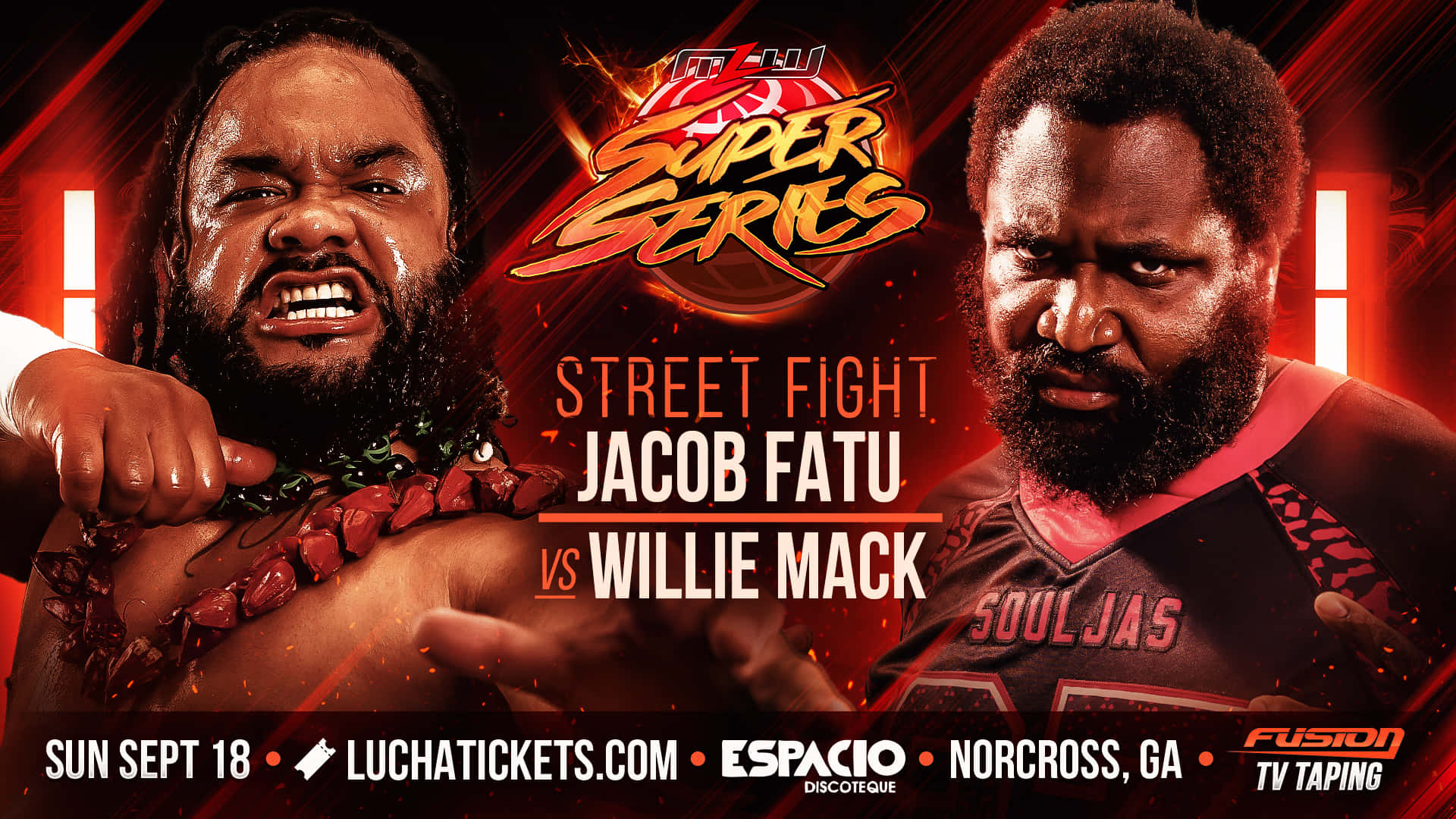 Jacob Fatu Vs. Willie Mack Major League Wrestling Background