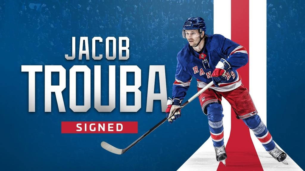 Jacob Trouba Signed As He Joins New York Rangers Background