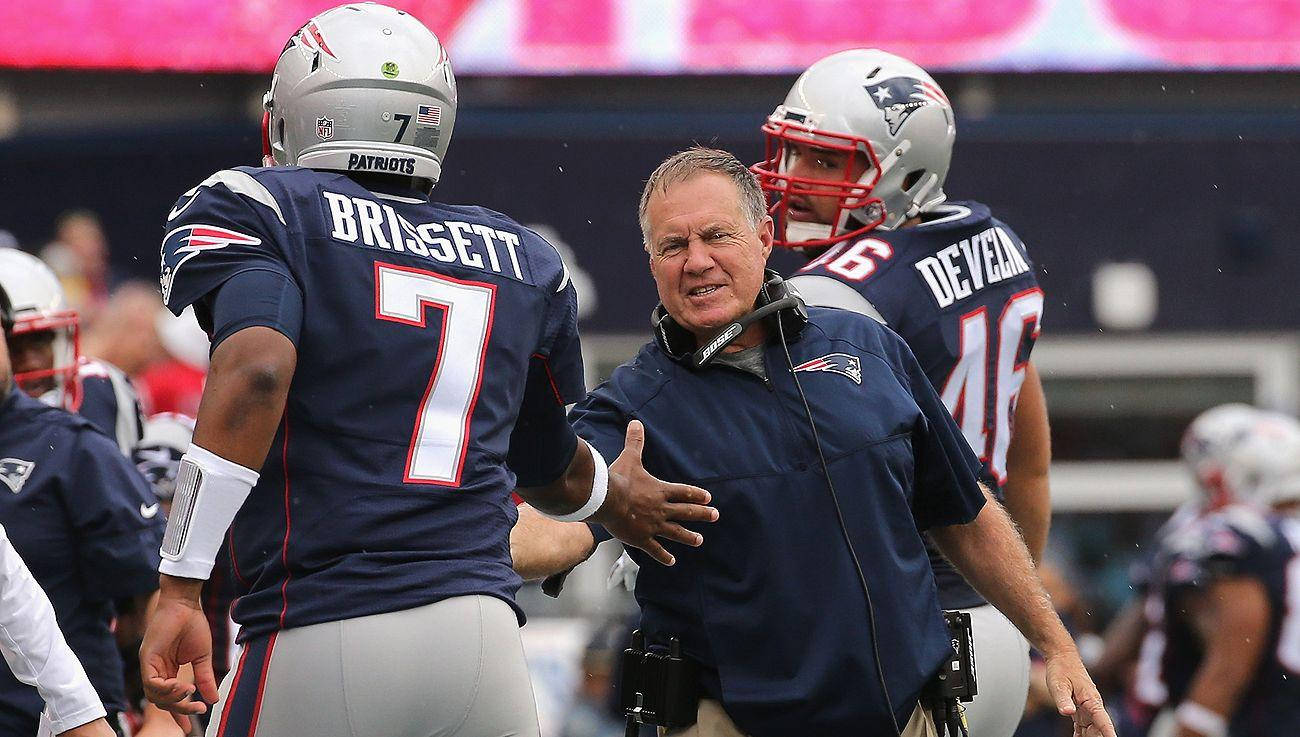 Jacoby Brissett And Manager Background