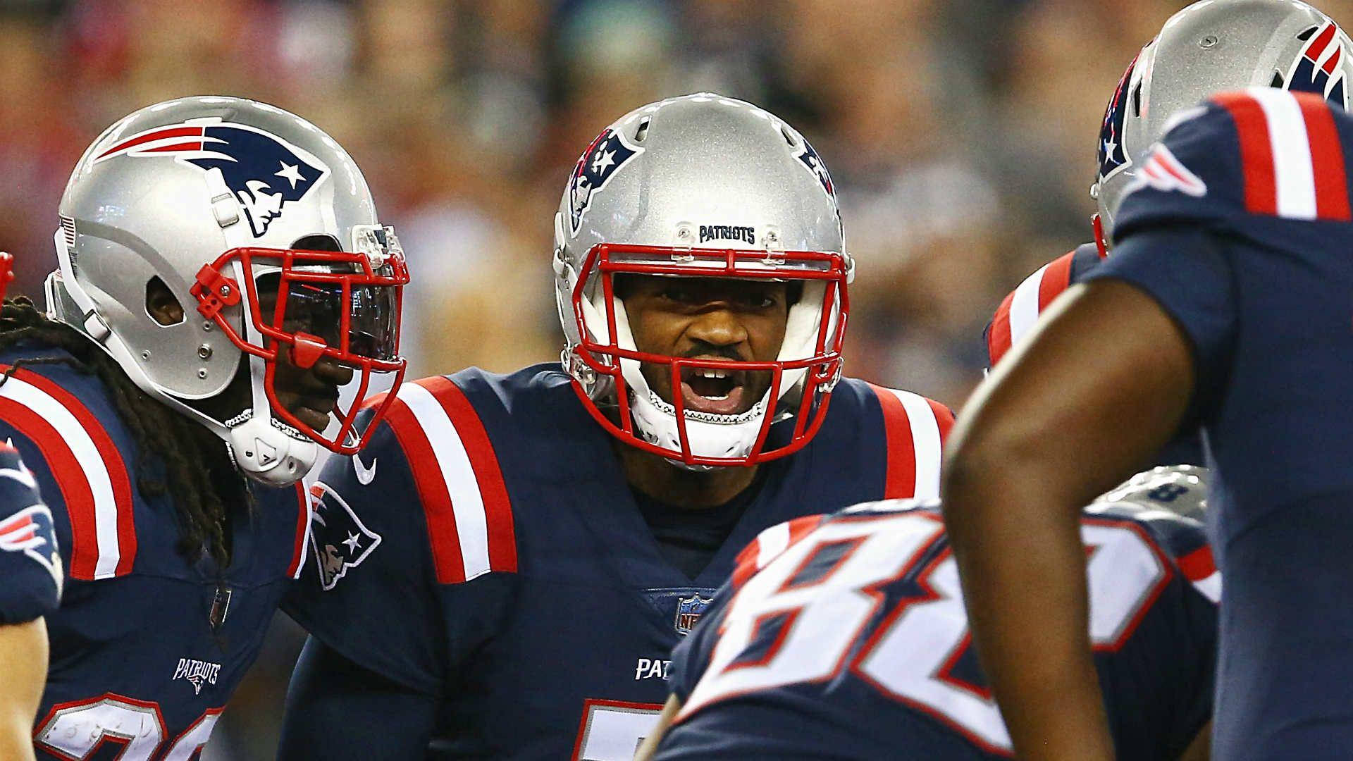 Jacoby Brissett With The Patriots Background