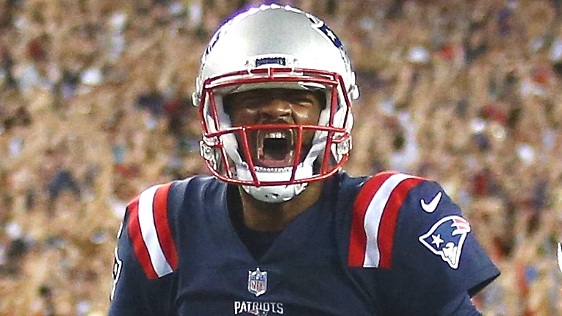 Jacoby Brissett Yells In Frustration Background