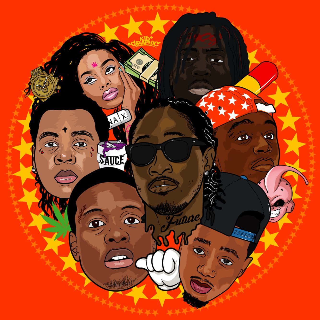 Jacquees Fan Art Background