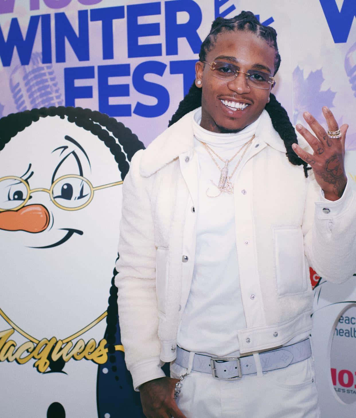 Jacquees Winter Festive Background