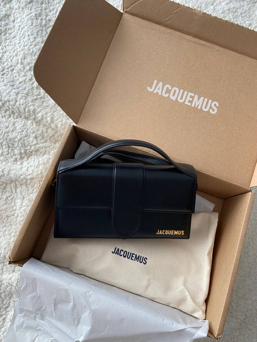 Jacquemus Black Bag Background