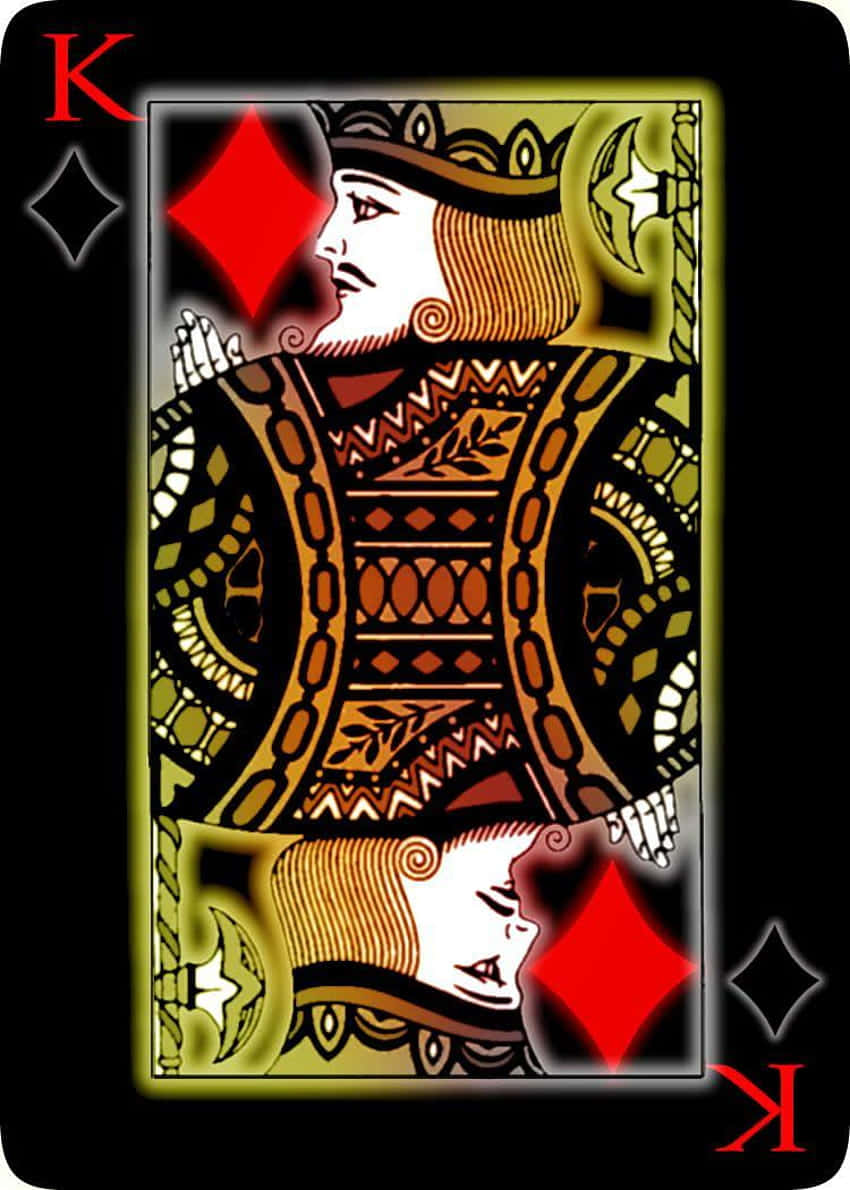 Jaded Color King Card Background
