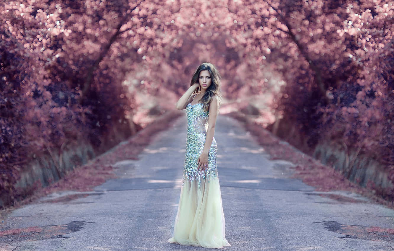 Jaded Woman Background