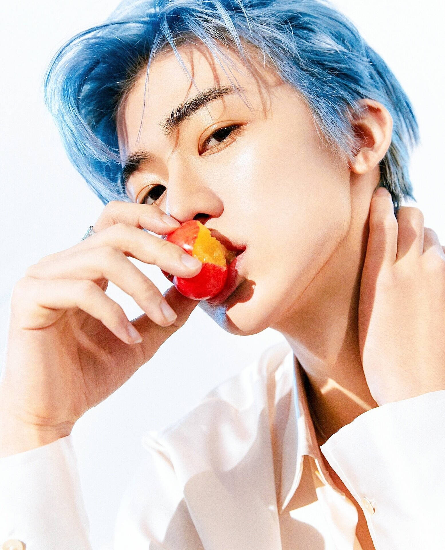 Jaemin Nct With Fruit Background