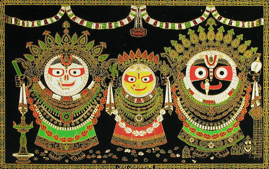 Jagannath Cool Painting Background