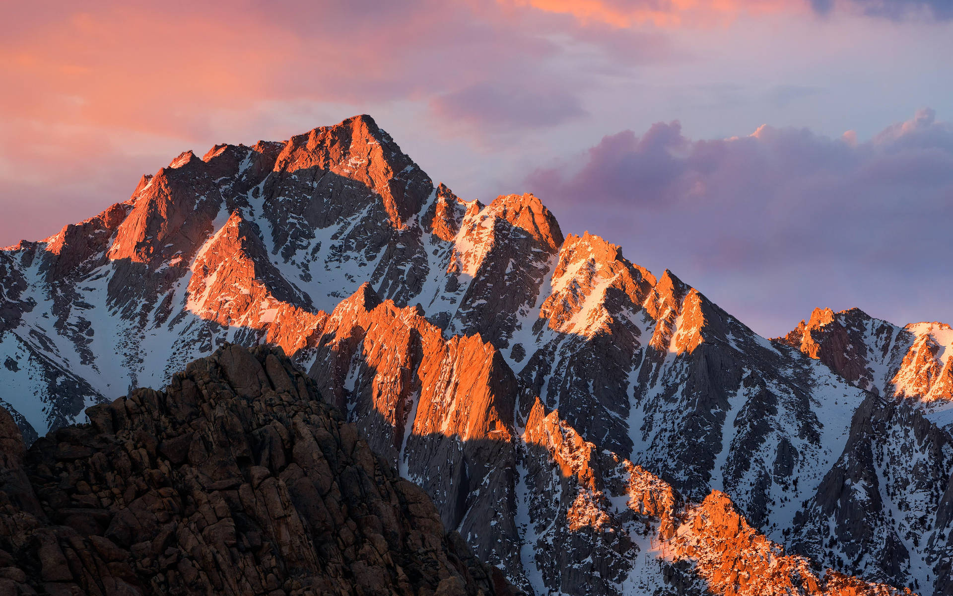 Jagged Mountain Macbook Pro 4k