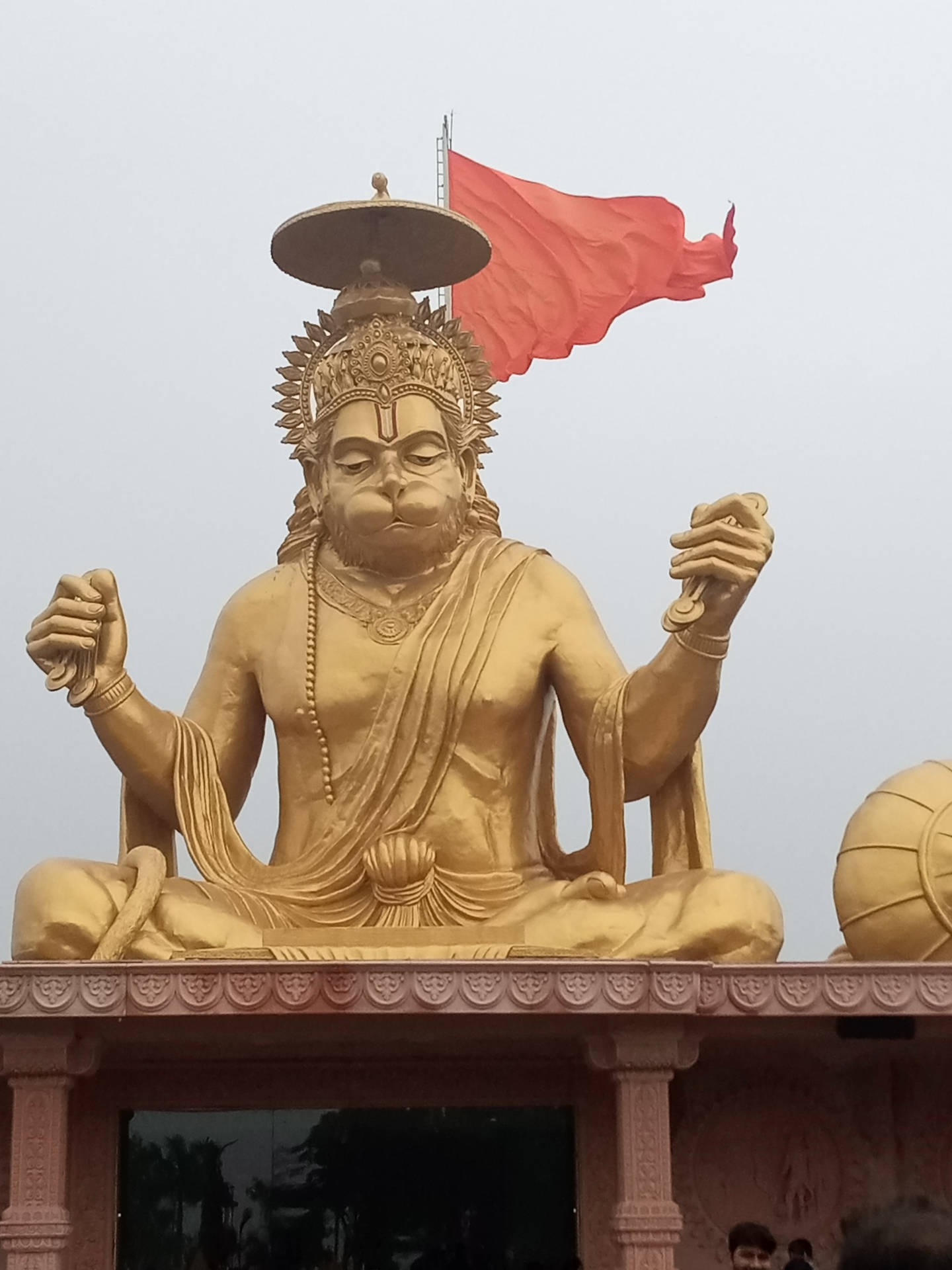 Jai Shree Ram Hd Golden Statue Background