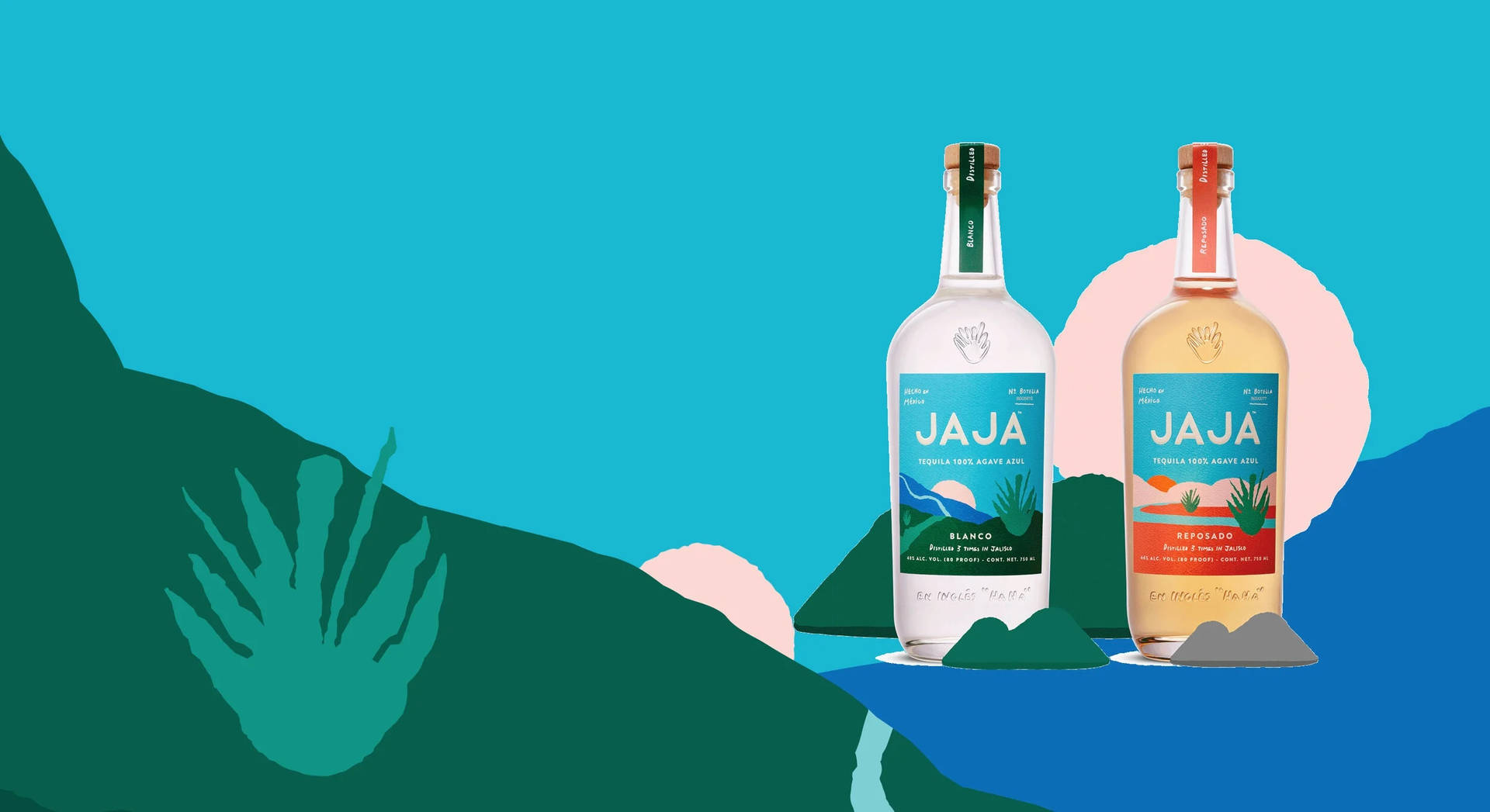 Jaja Tequila Pop Art Poster Background