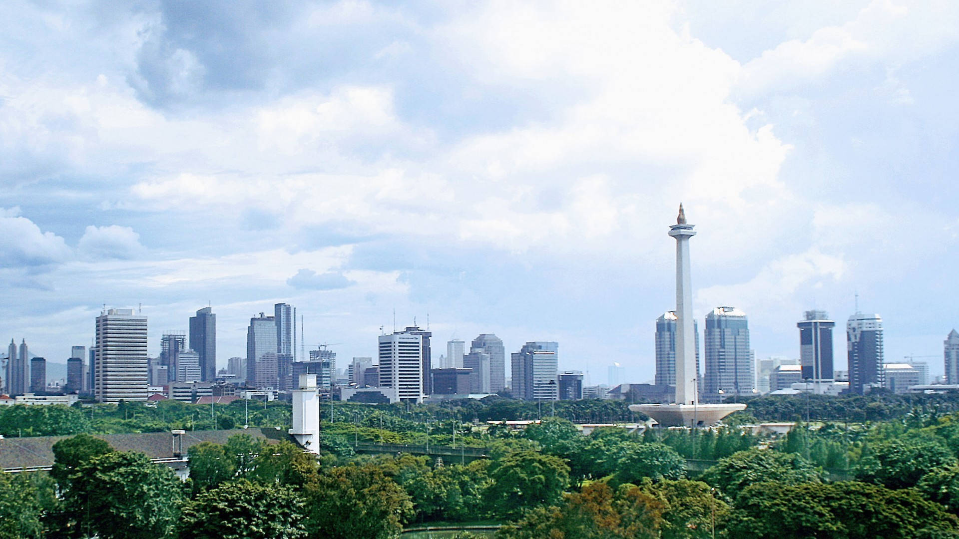 Jakarta City Morning Background